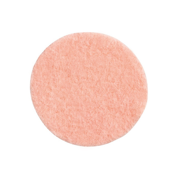 Pre Cut Fleecy Pads - Round Bunon Solid, Pack of 36