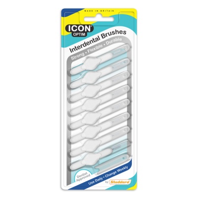 Icon Interdentals White (Size 00) Pk8, Pack of 8
