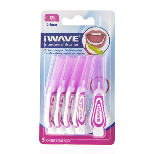iWave Interdental Brush Pink, Pack 5