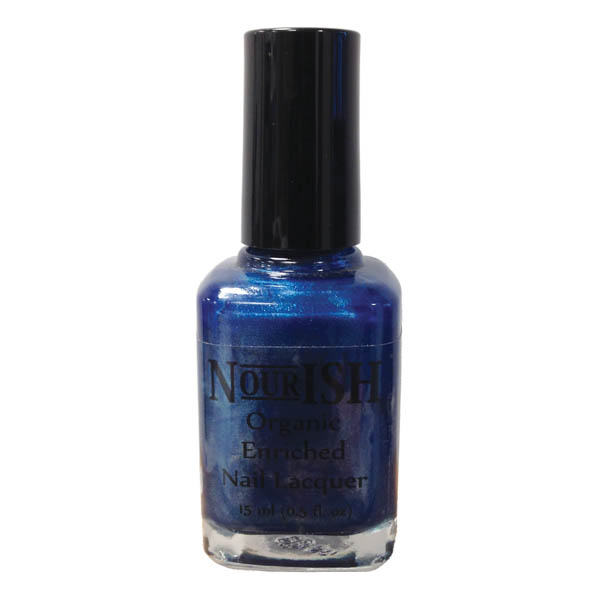 Nourish Organic Nail Polish 15ml. Blue Morning