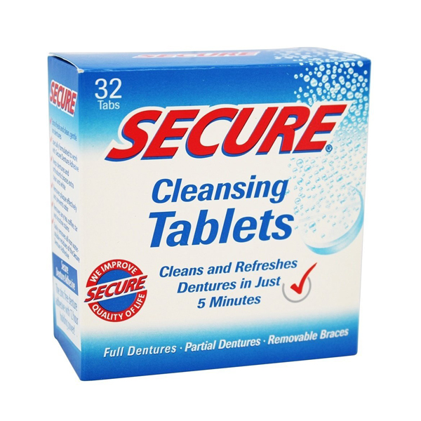 Secure Denture Tablets, Pack of 32