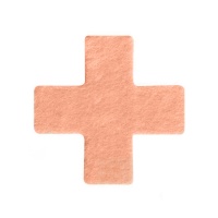 Pre Cut Fleecy Pads - St Georges Cross, Pack of 36