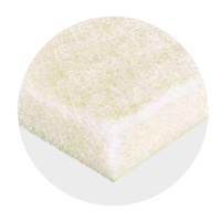 Soft White Wool Felt Padding