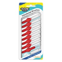 Icon Interdentals Red (Size 2) Pk8, Pack of 8